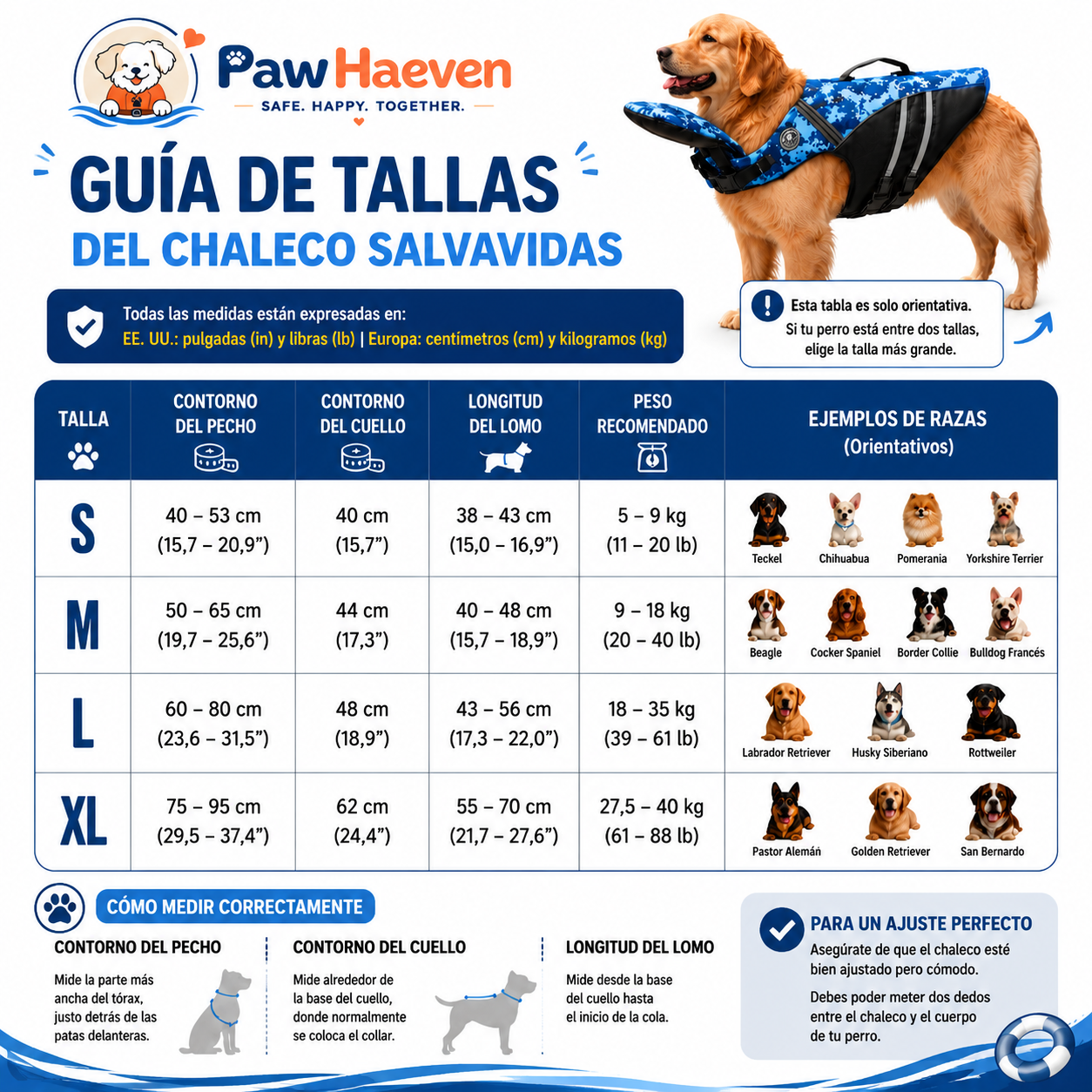 Salvavidas para perro